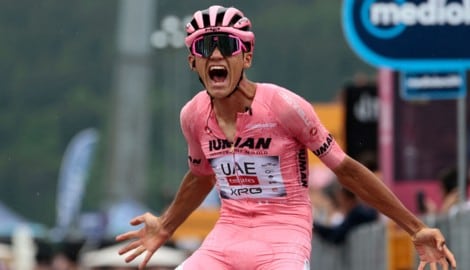 Isaac del Toro beim Giro 2025