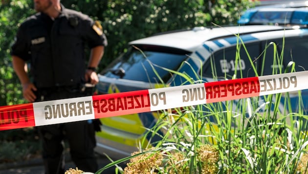 30 Einsatzkräfte von Rotem Kreuz und dem Katastrophenschutz wurden zum Tatort beordert. Auch ein ...