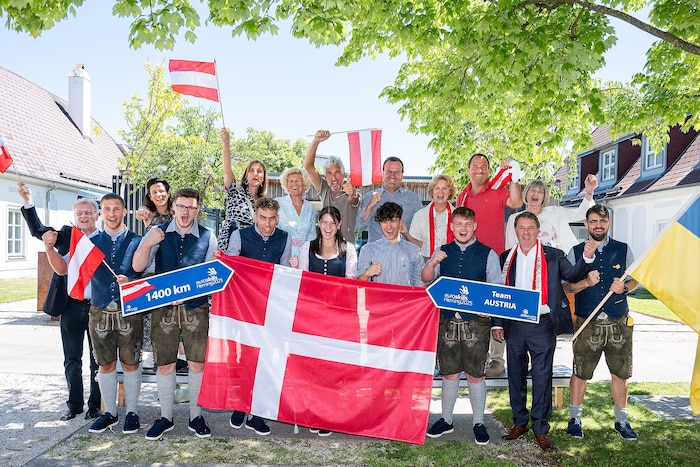 Beim Treffen mit dem Team NÖ für die EuroSkills 2025 im dänischen Herning.