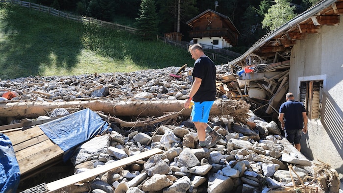 Manfred Pranger in seinem Heimatort Gschnitz