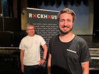 Jonathan Zott (re.) und Wolfgang Descho.