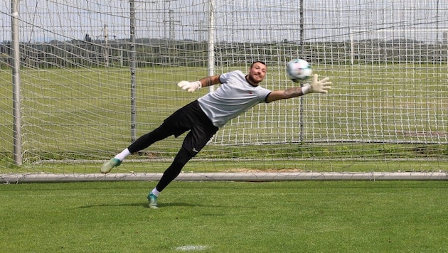 Raphael Morscher bereitete sich zuletzt wieder in Steinbrunn beim Camp der Spielergewerkschaft ...