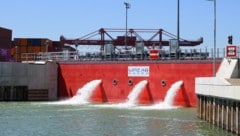 Der Linzer Hafen ist nun für extreme Wetterereignisse gerüstet. 