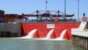 Der Linzer Hafen ist nun für extreme Wetterereignisse gerüstet. 