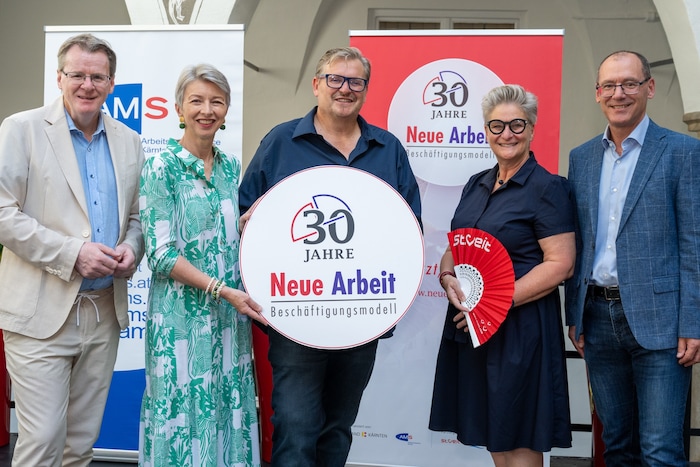 In St. Veit wurde das Jubiläum des Beschäftigungsmodells „Neue Arbeit“ gefeiert.