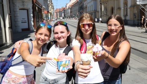 Heute stürmen die Österreicher wieder die Eissalons.