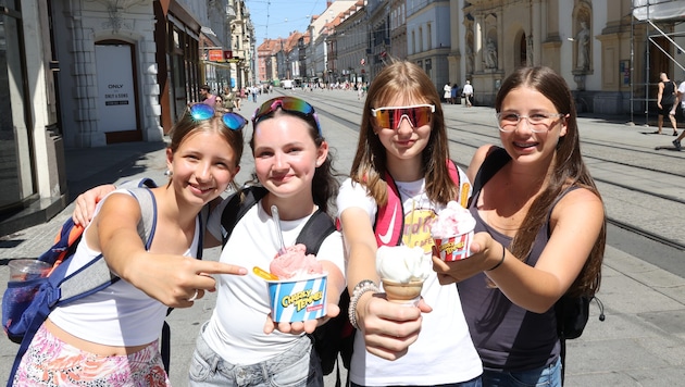 Heute stürmen die Österreicher wieder die Eissalons.