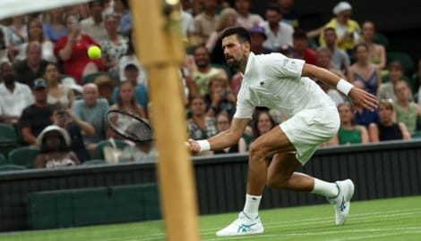 Novak Djokovic liebt das Spiel auf Rasen.