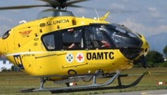 Auch der Rettungshubschrauber stand im Einsatz (Symbolbild).