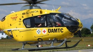 Auch der Rettungshubschrauber stand im Einsatz (Symbolbild).