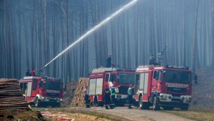 Die Feuerwehren in Deutschland sind seit Tagen mit mehreren Waldbränden beschäftigt.