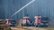 Die Feuerwehren in Deutschland sind seit Tagen mit mehreren Waldbränden beschäftigt.