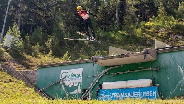 Die Nordischen Kombinierer bereiten sich aktuell in der Ramsau vor.
