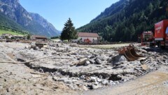Bilder des Schreckens nach dem Unwetter in Gschnitz.