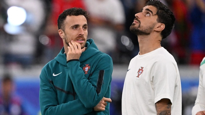 Diogo Jota (li.) und Ruben Neves