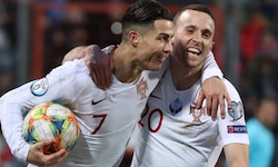 Cristiano Ronaldo (li.) bildete mit Diogo Jota ein gefährliches Offensiv-Duo. 