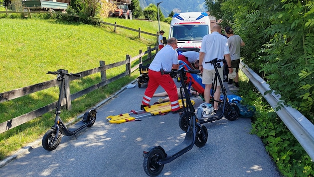 In Schlitters wurde dem Lenker (76) eines E-Scooters schwindelig.