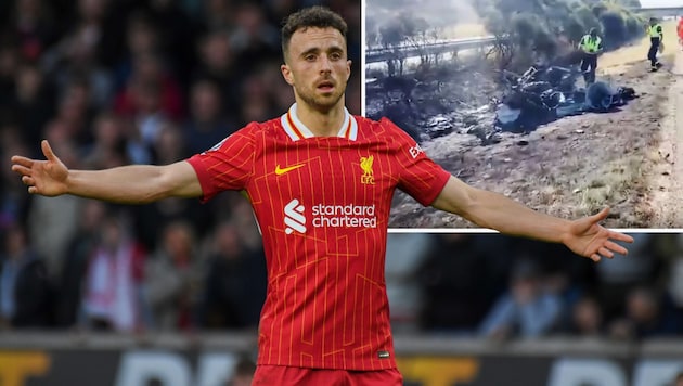 Liverpool-Stürmer Diogo Jota ist bei einem tragischen Verkehrsunfall im Norden Spaniens ums ...