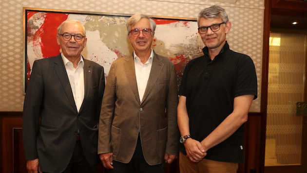 Nikolaus Koller (links), Hellmut Samonigg (Mitte) und Ernest Pichlbauer sehen weiterhin das ...