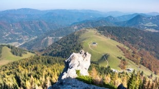 Im steilen Gelände am Schneeberg passierte das Unglück.