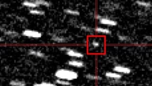 Das Objekt A11pl3Z (rot markiert), aufgenommen vom Saguaro Observatorium