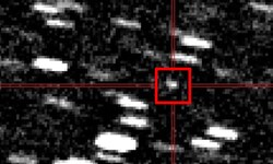 Das Objekt A11pl3Z (rot markiert), aufgenommen vom Saguaro Observatorium