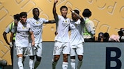 Rodrygo (re.) steht vor dem Abgang aus Madrid.