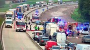 Die A1 war total gesperrt