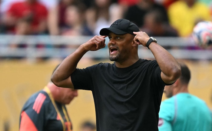 Trainer Vincent Kompany