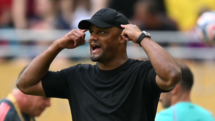 Trainer Vincent Kompany