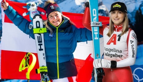 Sowohl Jugendolympiasiegerin Amanda (l.) als auch ihre Schwester Angelina Salzgeber beenden mit ...