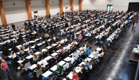 2422 Testteilnehmer fanden sich in der Innsbrucker Messe ein.