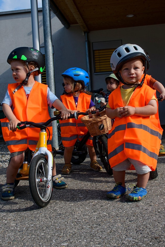 Auch die Kleinsten unter den Kleinen, wie die Kinder aus der Kindertagesstätte Sonnenstrahl in ...