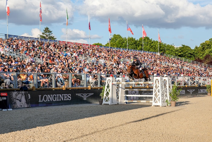 Über 9.000 Gäste werden für das Turnierwochenende der Longines Global Champions Tour in Wien von ...