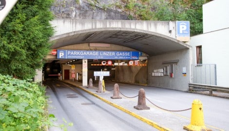 Von der Garage in der Linzer Gasse soll der private Porsche-Tunnel abzweigen.