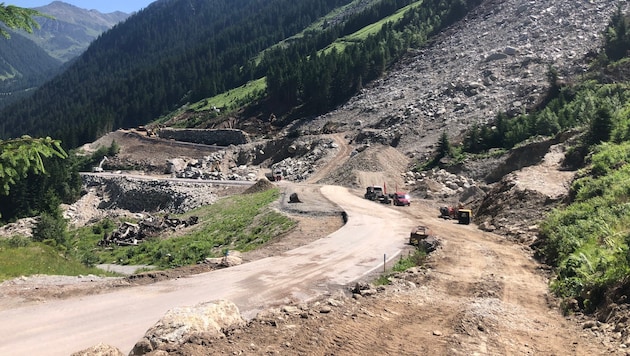Die Silvretta-Hochalpenstraße ist in den vergangenen Jahren wiederholt von Muren verlegt worden.