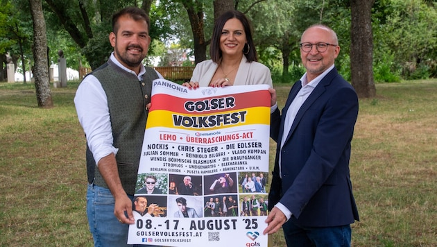 Bürgermeister Kilian Brandstätter, Landtagspräsidentin Astrid Eisenkopf und Amtsleiter Dieter ...