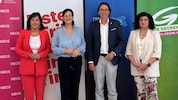 Birgit Obermüller (Neos), Haselwanter-Schneider (Fritz), Alexander Gamper (FPÖ) und Zeliha ...
