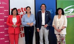 Birgit Obermüller (Neos), Haselwanter-Schneider (Fritz), Alexander Gamper (FPÖ) und Zeliha ...