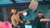 Steve Aoki warf auch beim Electric Love Festival wieder mit Torten. Diese stammen aus einer ...