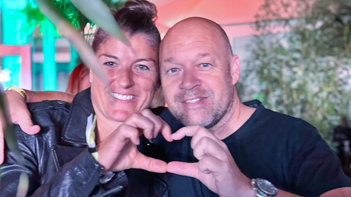 Robert Lechner schaute mit seiner Gattin Eva beim Festival vorbei.