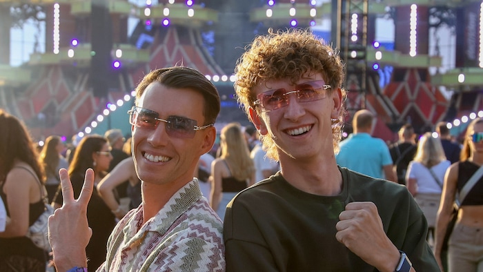 Stefan Kraft (li.) und Tournee-Sieger Daniel Tschofenig