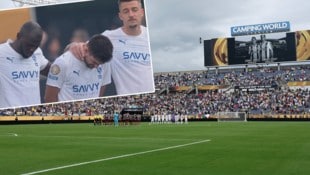 Ruben Neves (kl. Bild; Mitte) brach in Tränen aus.