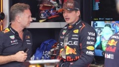 Christian Horner (li.) muss das Red-Bull-Team rund um Formel-1-Superstar Max Verstappen ...