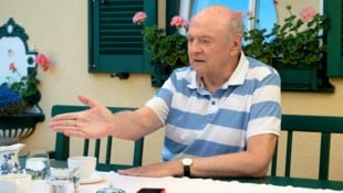 Ex-Landeshauptmann Erwin Pröll beim „Krone“-Interview zu Hause in Radlbrunn