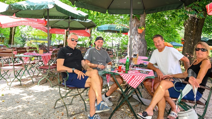 Der große Gastgarten wird nun endlich wieder genutzt.