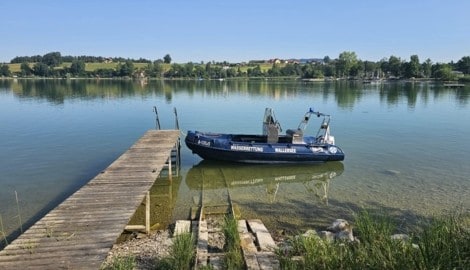 Rettungsversuche aus dem Wallersee