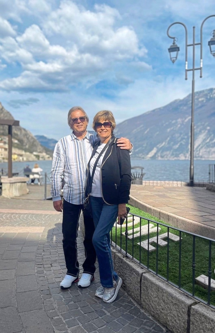 Michael Foidl mit seiner Simone am wunderschönen Gardasee.