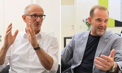 Zwei Persönlichkeiten, die als Lehrlinge Karriere gemacht haben: Anton Mattle (li.) und David ...