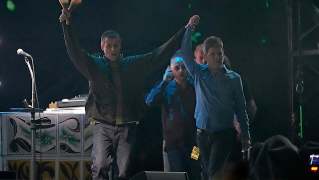 Nach 16 Jahren Pause traten die Gallagher-Brüder wieder gemeinsam auf.